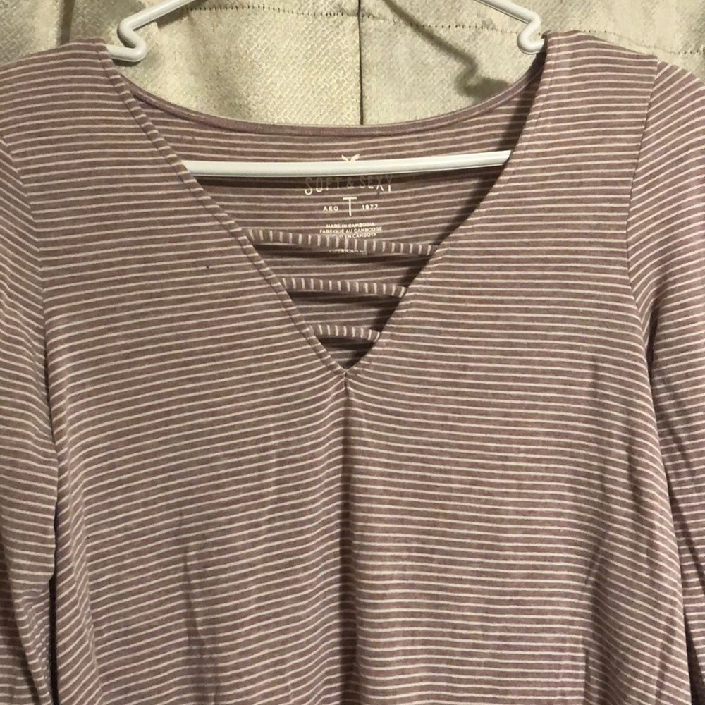 American Eagle Flare Sleeved Shirt